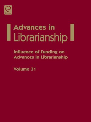 cover image of Advances in Librarianship, Volume 31